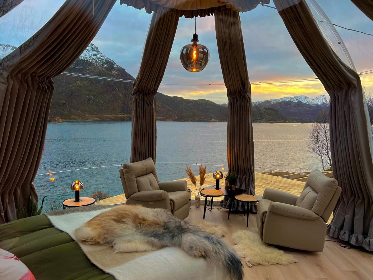 Lofoten Glampingdome Myrland Zewnętrze zdjęcie